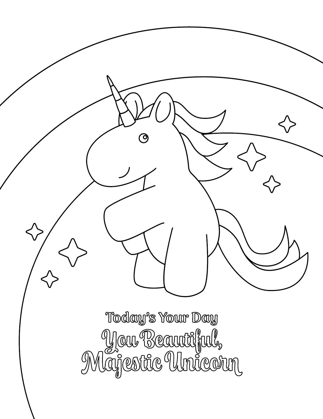 Majestic Unicorn - You Color