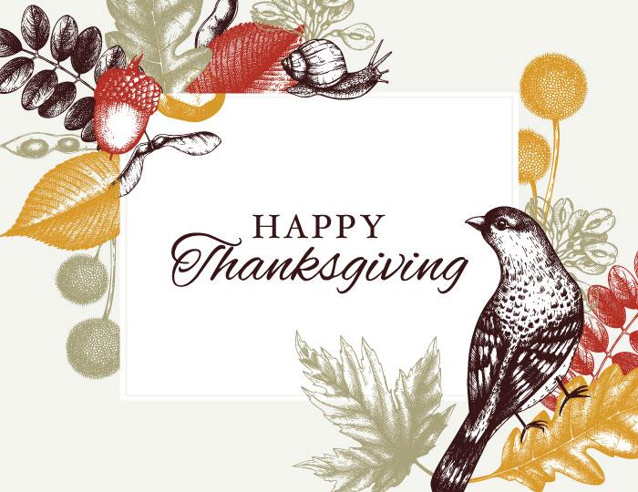 Vintage Autumn Thanksgiving