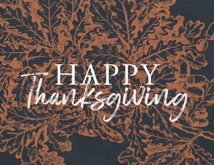 Happy Thanksgiving Botanical