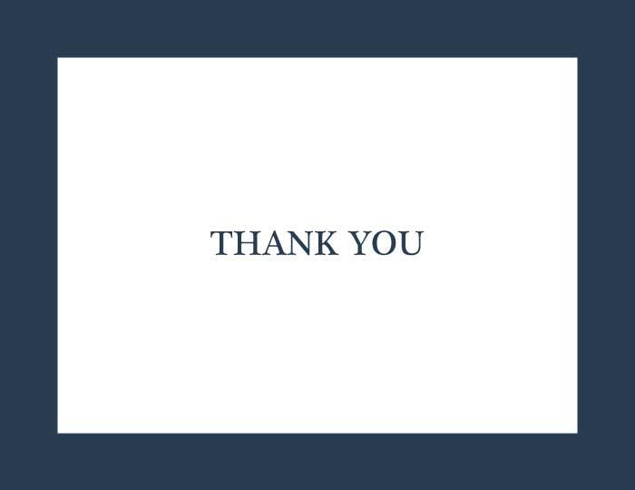 Dark Border Thank You